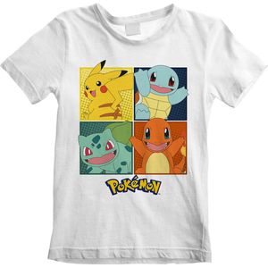 Pokémon Kids - Partner T-shirt wit 152 Jongens & meisjes
