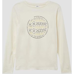 T-shirt - Katoen - Lange Mouwen - Regular Fit - Speelse Print