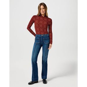 Wrangler - Retro Crosstitch - T-shirt - Dames - Coltrui