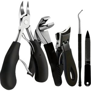 Professionele Nagelknipper - 5-Delige Pedicure Tool Set - Roestvrij Staal