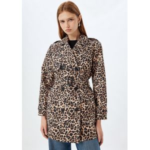 Koton Tussenmantel  lichtbruin / zwart