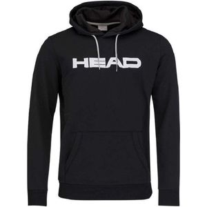 HEAD Club Byron Hoodie Sporttrui Heren Zwart - Maat S