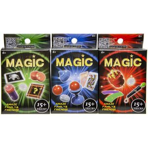 Magic Tricks Doos 3 SETS - Goocheldoos - Goocheltruc - Goochelaar - 45 magische trucs - voor Kinderen vanaf 6 jaar - Kinderfeestje - Cadeaus - Uitdeelcadeaus voor Kinderen