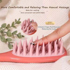 Scalp brush - Hoofdhuid massage borstels - Gezonde Hoofdhuid - Massage Borstel - Haar Borstel - Hoofdhuid Borstel - Siliconen Haarborstel - Anti Roos - Haargroei