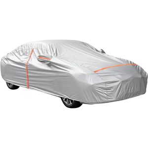 Hail Protection Tarpaulin Car Cover - Waterproof, Dustproof, UV Protection - 490 x 190 x 150 cm - Winter Hail Protection 210D with Reflective Stripes - Outdoor