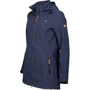 Life Line Kya Softshell Parka Dames Donkerblauw Maat M