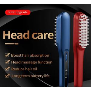 Elektrische Hoofdhuid Massage borstel- 3 in 1 Haarborstel - Licht therapie - Stimuleert haargroei - Anti haaruitval - Verlichting van stress en hoofdpijn - Massage borstel elektrisch - Bloedcirculatie