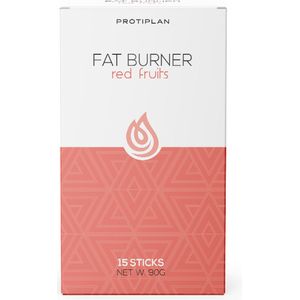 Protiplan | Fat Burner Red Fruits | 15 Sticks | 1 x 90 gram