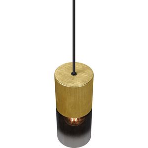 LED Hanglamp - Torna Roba - E27 Fitting - 1-lichts - Rond - Mat Goud - Aluminium