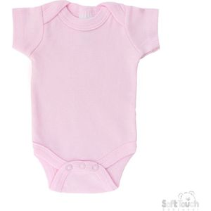 100% katoenen Romper Tiny Baby Junior Katoen roze Maat 44/50.