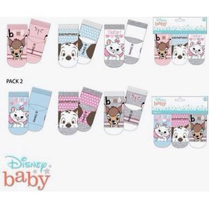 6 paar BABY sokjes maat 0/6 maanden