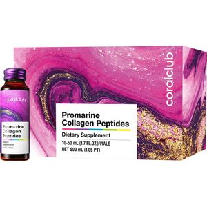 Promarine Collageen Peptiden voedingssupplement (1 doos met 10 flesjes)