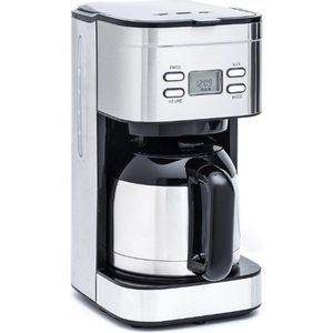 Koffiezetapparaat - RVS - Filterkoffie - Aroma Keuze Functie - Thermoskan - Zilver