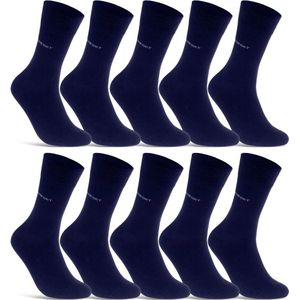12 paar | Blauwe diabetes sokken | zonder knellende boord