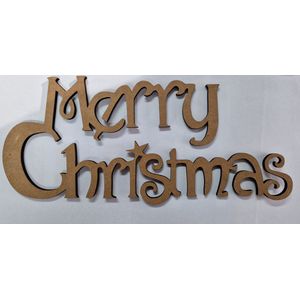 Promission - kerst decoratie - MDF - deco - chique - doe het zelf - knutselen - 6 mm mdf