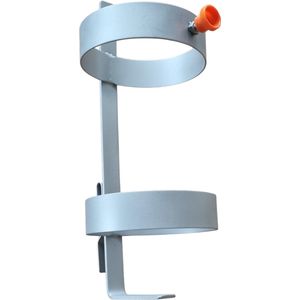 Premis - zuurstoffleshouder 14 cm geschikt voor de rolstoel of Delta rollator - bevestiging aan de buis.