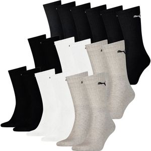 SOKKEN 18 paar Puma sokken Cush Crew sportsokken tennissokken unisex