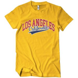 Hybris Los Angeles California T-Shirt Gold-L