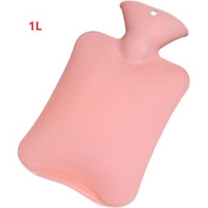 Livano Warmtekruik - Warmwaterzak Met Hoes - Warmwaterkruik - Warmtekussen - Knuffel Kruik - Bag - Roze - 1 Liter