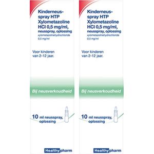 Healthypharm Kinder Neusspray XylometazolineHCL 0,5mg/ml - 2 x 10 ml