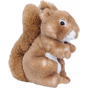 Pia Pluche Eekhoorn Knuffel - Bruin - 20 cm - Bosdieren Knuffelbeesten