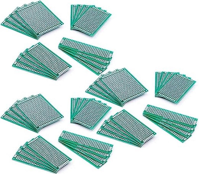 AZDelivery - Set van 3 - PCB Board Hole Grid Board - Compatibel met Arduino - Inclusief E-Book