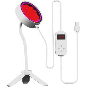 Gloovon® - Infraroodlamp PRO - Infraroodtherapie - 660nm & 850nm - Lichttherapie - Spieren - Gewrichten - Red Light Therapy - Draagbaar & Magnetisch - Collageen Lamp - Warmtelamp