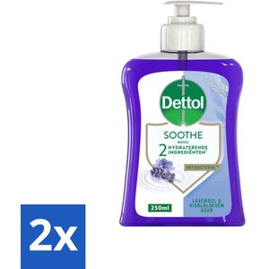 Dettol - Handzeep - Soothe - Lavendel & Vioolbloesem - 250 ml - Voordeelverpakking - 2 stuks