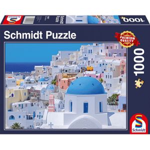 Schmidt puzzel Santorini, Cyclades - 1000 stukjes - 12+