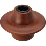 Kaarsenhouder - Hout - 11X9 cm - Walnoot