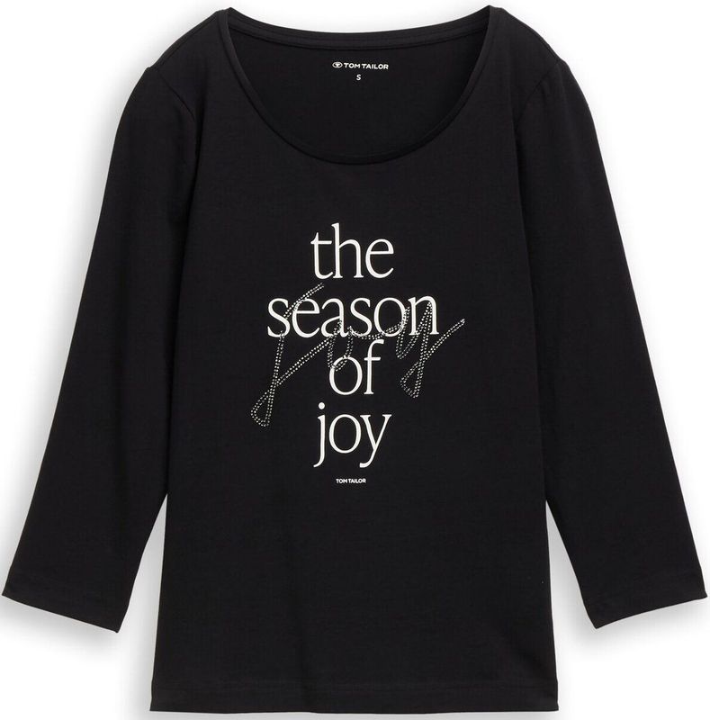 Tom Tailor Shirt met lange mouwen en print