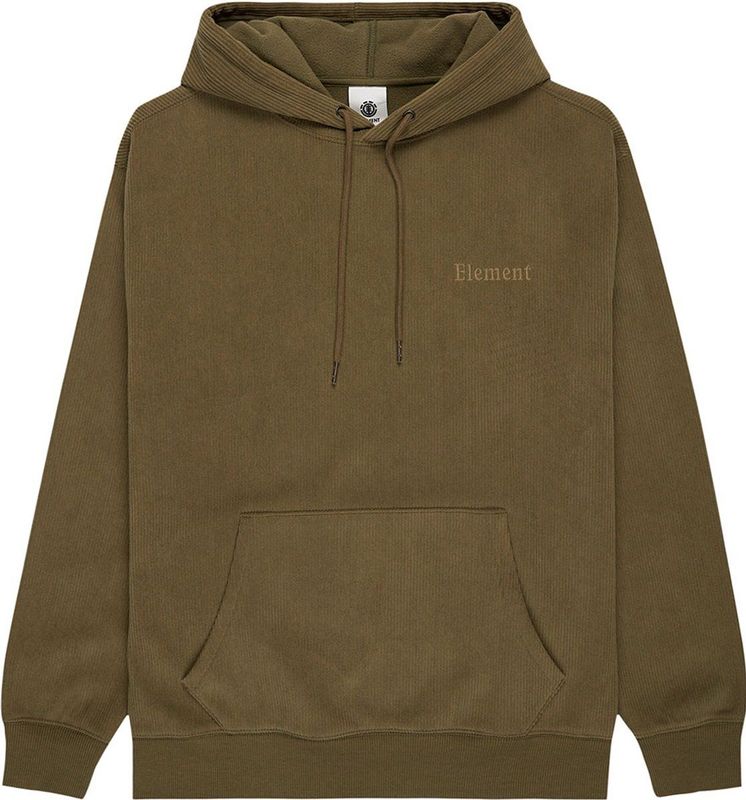 Element - Serif Corduroy Hoodie - Groen - Heren