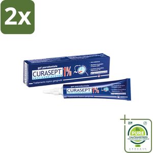 Curasept - Parodontaal Gel - Chloorhexidine 1% - Voor Parodontitis & Tandvleesproblemen - 30 ml - Voordeelverpakking - 2 stuks - Parodontale gel - Chloorhexidine