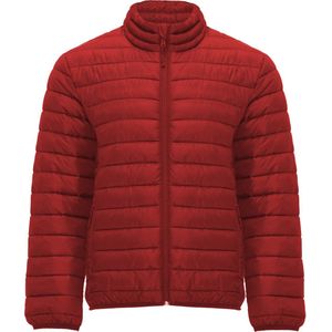 Gewatteerde jas met donsvulling Rood model Finland merk Roly maat L
