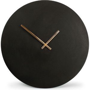 S|P Collection - Wandklok 38cm zwart - Zone