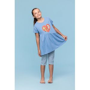 Woody - Meisjes/Dames Pyjama - Blauw - 12 jaar