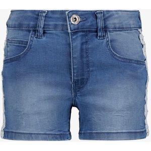 TwoDay meisjes denim short met borduursels - Blauw - Maat 92