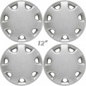 Autostyle Wieldoppen 12 inch Colorado Zilver -