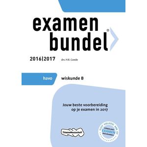 Examenbundel havo Wiskunde B 2016/2017