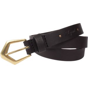 Legend Dames - Leren Riem - Zwart - 105 cm