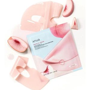 Anua - Peach 70 Niacin Brightening Collagen Mask - 4 stuks - Gezichtsmasker - Korean skincare