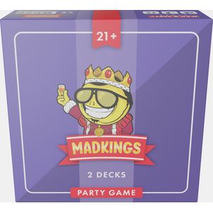 MadKings - drankspel - spelletjes voor volwassenen - truth or dare – kaartspel - kingsen - do or drink - inclusief shotglaasje en grote dobbelsteen