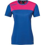 Kempa Emotion 2.0 Shirt Korte Mouw Dames Electric Lila-Magenta Maat M