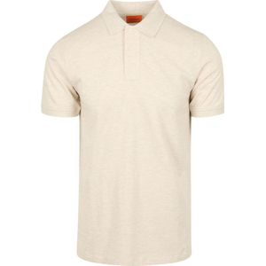 Suitable Mang Poloshirt Ecru - Maat XXL - Heren - Polo shirt Heren met Korte mouw