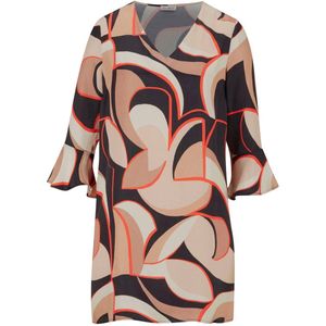 Alba Moda Tunika Tunika mit femininen Volants