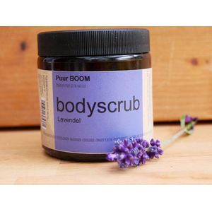 Puur BOOM- Bodyscrub Lavendel- natuurlijke lichaamsverzorging- huidverzorging- kruiden uit de natuur