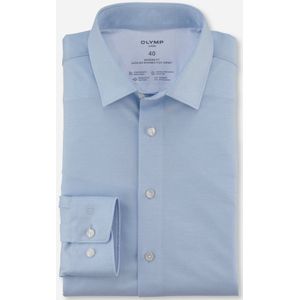 OLYMP shirts 24/7 stretch lichtblauw
