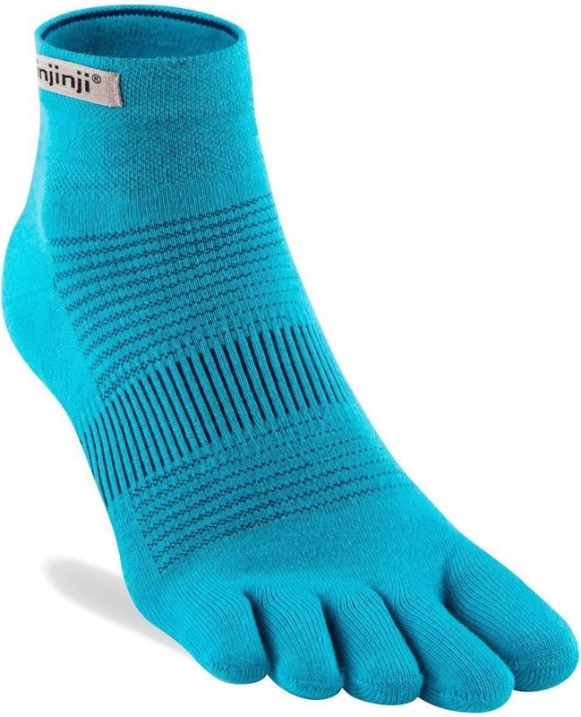 Injinji - Run Lightweight Mini-Crew - Sportsokken - Turquoise - Maat 40-44