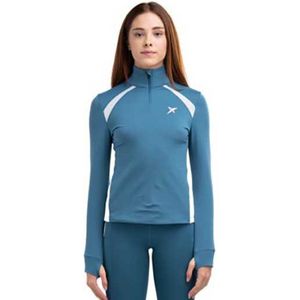 Drop Shot - Frida - Sweatshirt - Groen - Half Rits