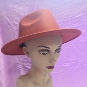 Hoed - Gleuf hoed - Populair - nieuwste Trent - Hoofddeksel - deuk hoed - verstelbaar in maat - Roest bruin